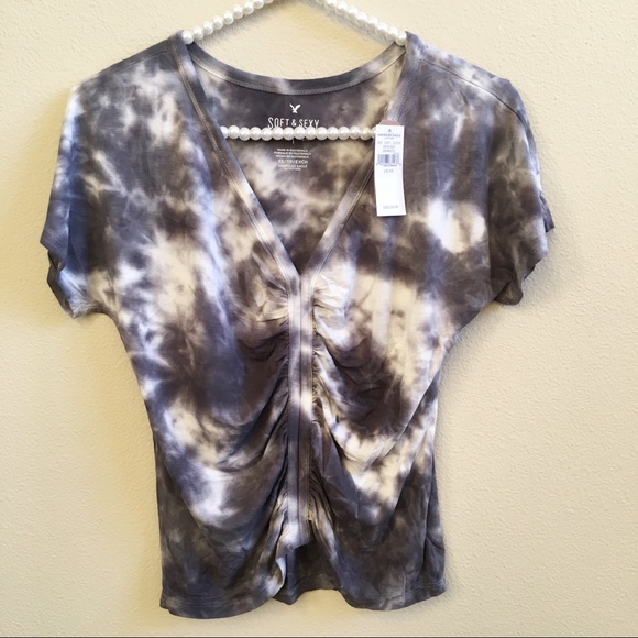 American Eagle Outfitters Tops - NWT AEO Women’s Soft & Sexy Tie Dye Tee Size XS